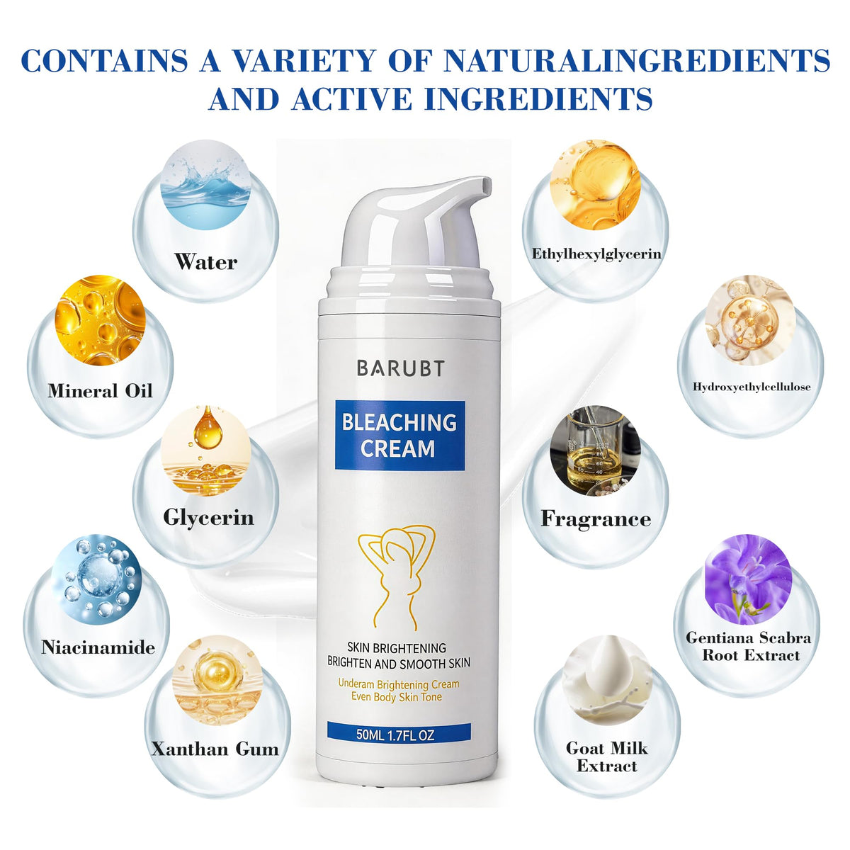 MyTend tube next to a hand to show 1.7 fl oz size and travel-friendly benefit