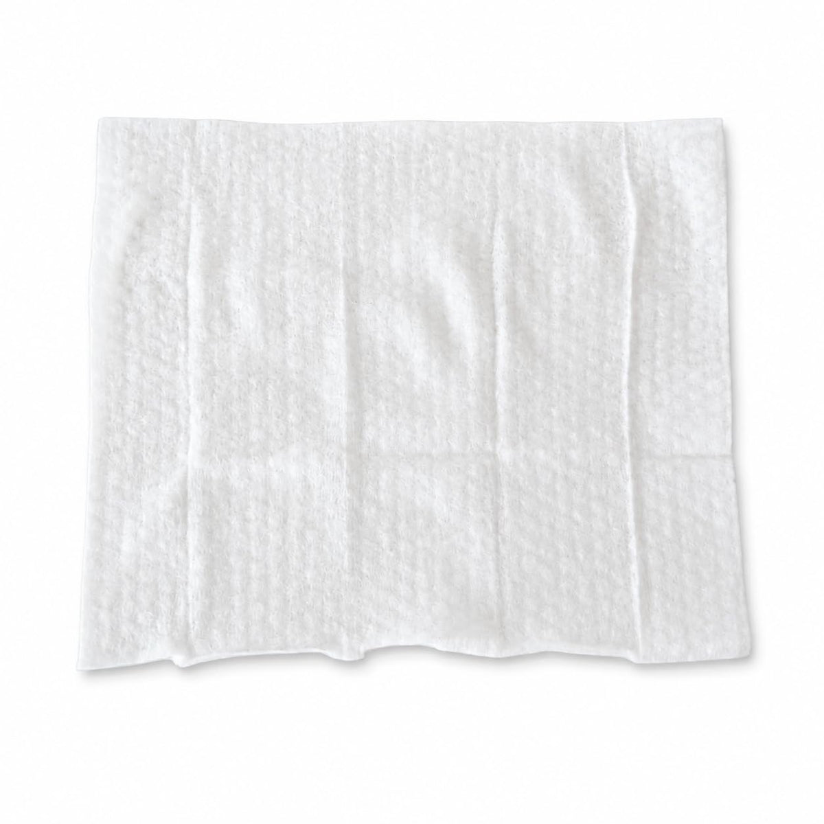 Myze The Wipe next to a hand for scale showing extra-large wipe size and coverage