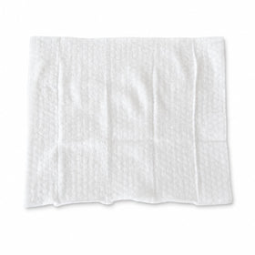Myze The Wipe next to a hand for scale showing extra-large wipe size and coverage