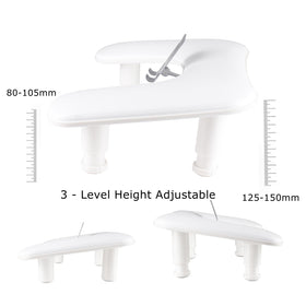 MZCMSL PU material closeup showing soft, easy-clean surface for salon durability