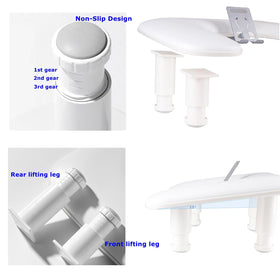MZCMSL salon lifestyle shot with arm rest on manicure table enhancing workflow
