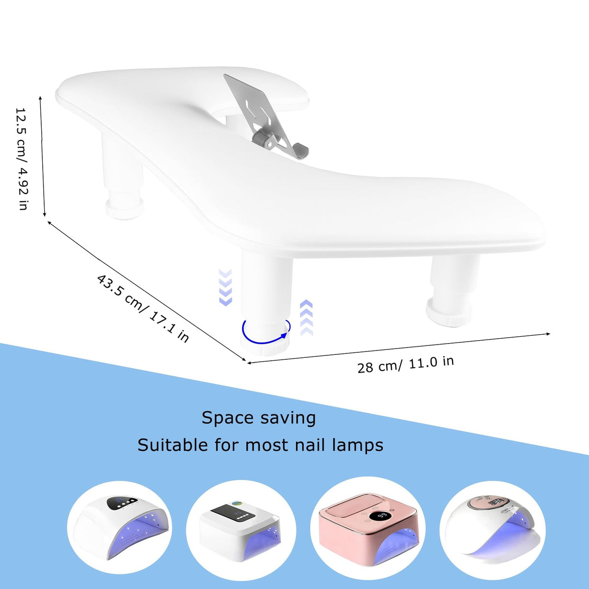 MZCMSL scale comparison with a hand to show compact size and client fit