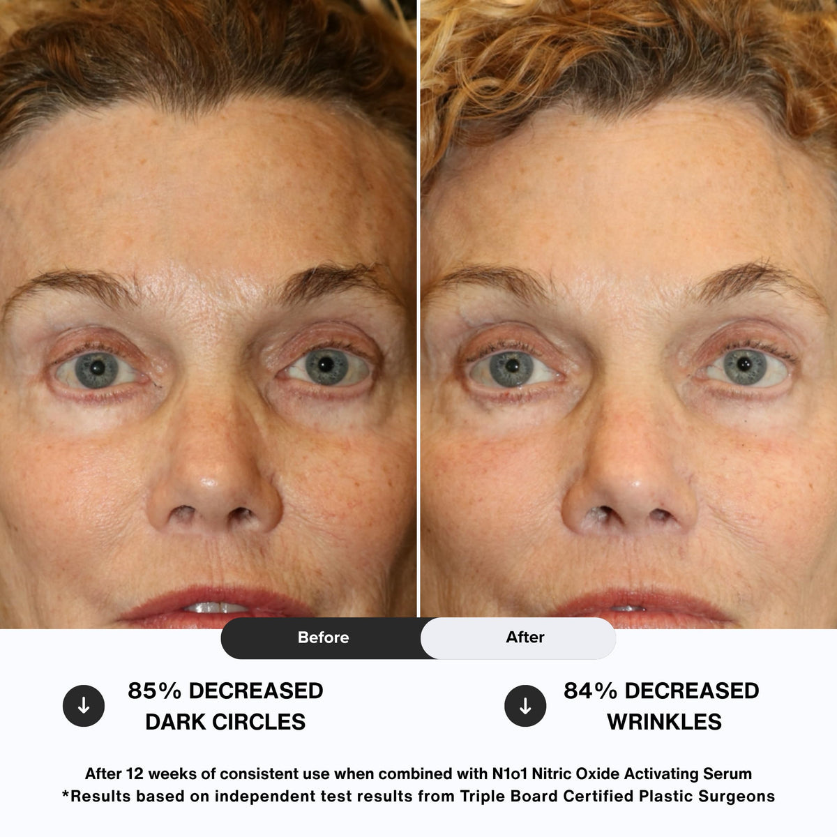 N1O1 ingredients label with peptides and nitric oxide highlighted benefits