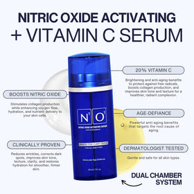 N1O1 serum texture close-up shows lightweight absorbent finish