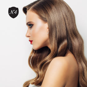N4 label ingredients closeup highlighting argan oil and clean formulation benefit