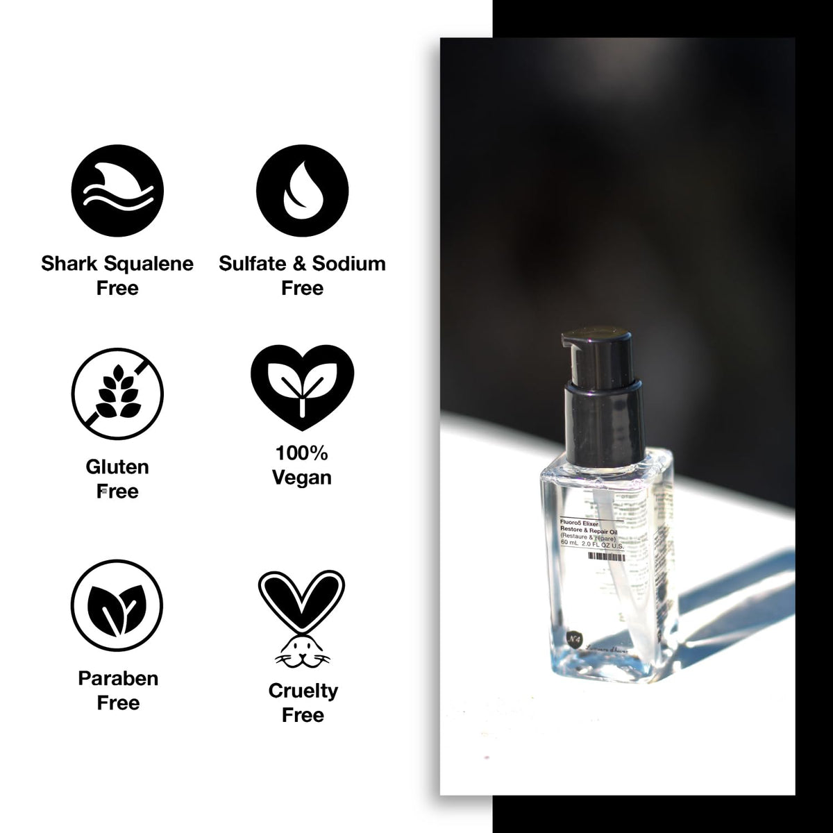 N4 size comparison hand holding bottle to show 2.0 oz travel-friendly benefit