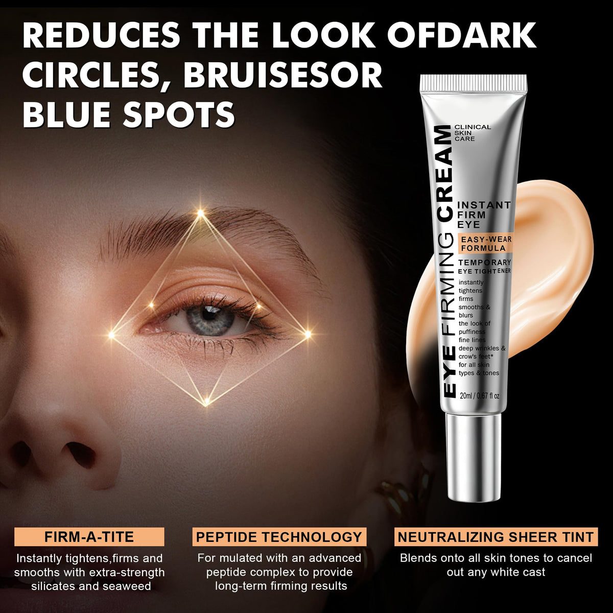 Nabevin pro brush applicator close-up for precise, gentle application benefit control