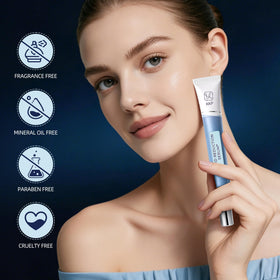 Nabevin KKP serum texture closeup illustrating lightweight, fast-drying feel