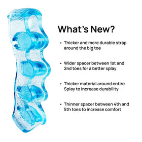 NABOSO Splay 2.0 close-up of gel texture for soft comfortable spacing