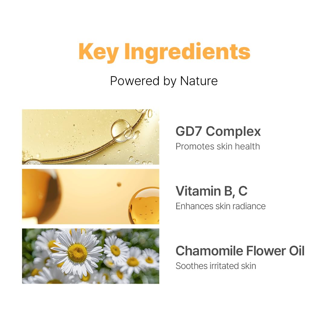NACIFIC ingredient flatlay of botanicals highlighting vitamin and GD 7 Complex