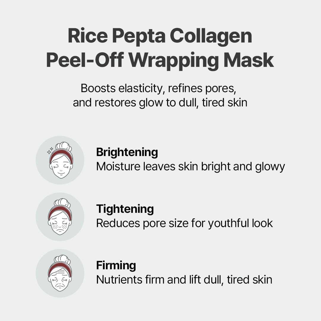 NACIFIC peel-off film close-up demonstrating flexible wrap for firming benefits