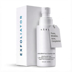 NAELI front packaging showing 4 oz bottle and clean design benefit clarity
