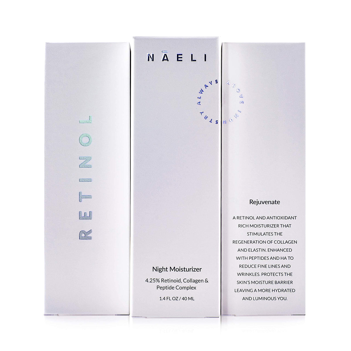 NAELI 1.4 oz size comparison beside coin for scale showing compact travel-friendly benefit