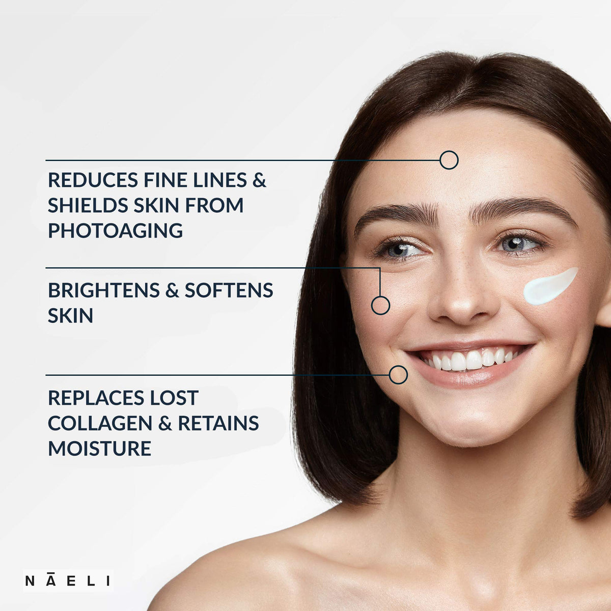 NAELI tube open with cream dispensing for quick application