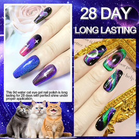 NAIL GIL black base bottle for contrast and deeper color pop