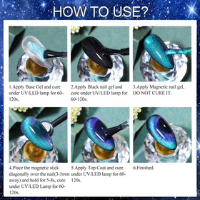 NAIL GIL galaxy nails lifestyle shot showcasing party-ready shine