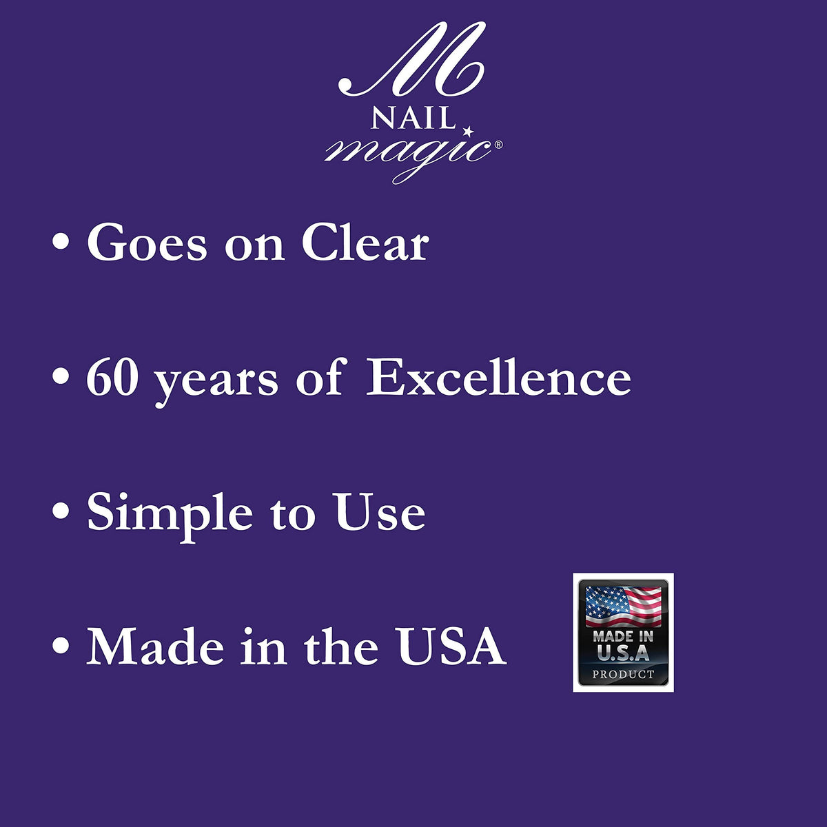 Nail Magic bottle on salon table suggesting trusted professional use