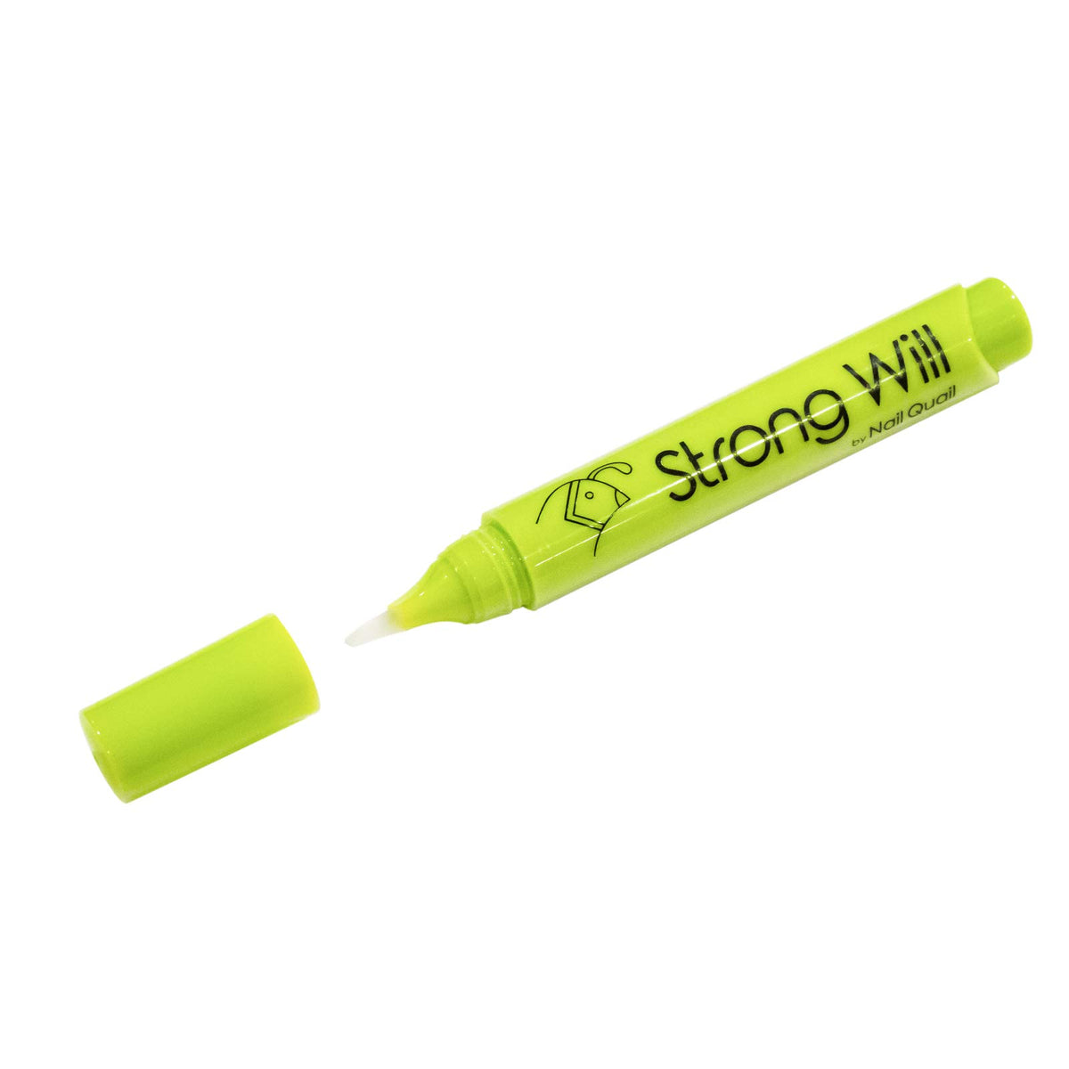 Nail Quail pen front view showing compact deterrent and easy grab