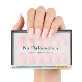 Nail Reformation front packaging showcasing the full 32-piece kit and tools