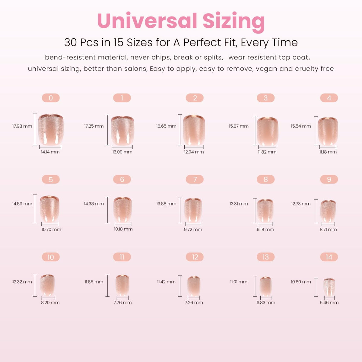 Nail Reformation in-hand size comparison demonstrating short square practicality