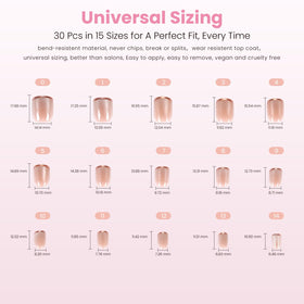 Nail Reformation in-hand size comparison demonstrating short square practicality