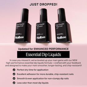 nailboo build powder pouring to demonstrate strength and volume