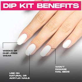 Nailboo base activator topcoat and build powder bottles displayed for durable finish