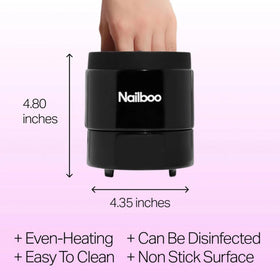 Nailboo scraper and accessories displayed for mess-free, tool-assisted removal