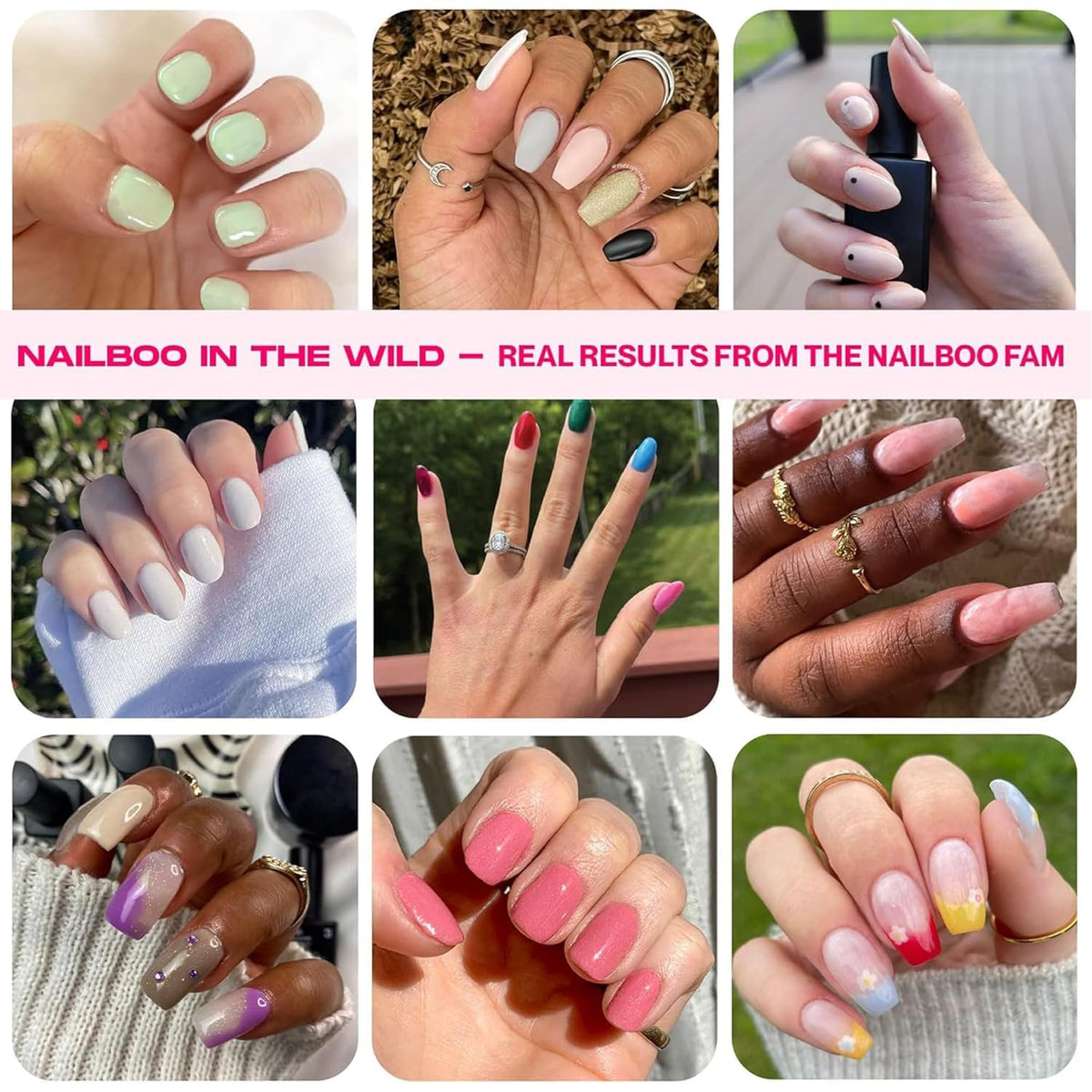 nailboo top coat brush stroke shows high-gloss sealed shine