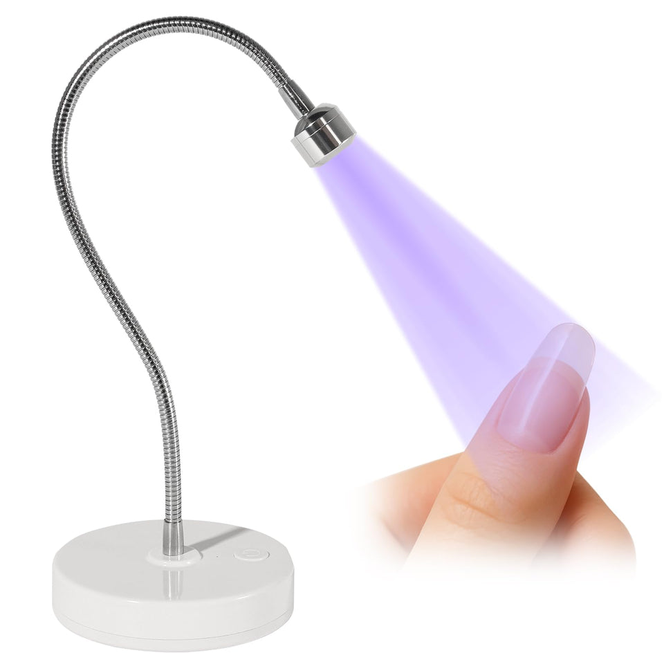 NailFace front view lamp showing compact design and fast curing benefit