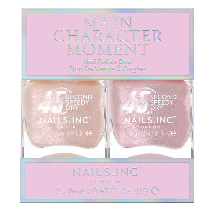 Nails Inc front packaging showing both duo bottles and fast-dry benefit