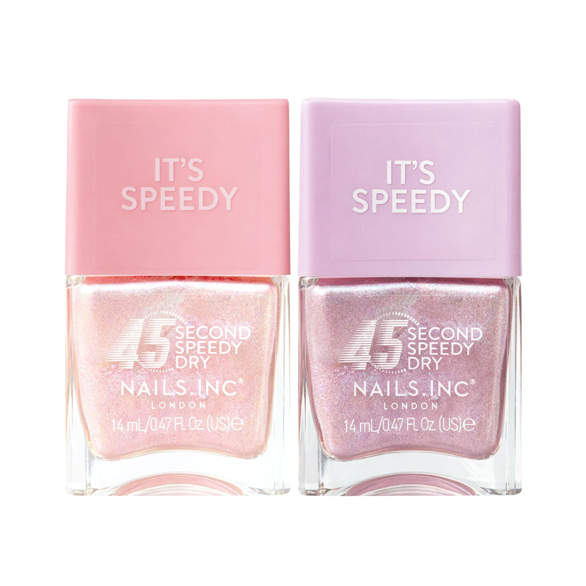 Nails Inc close-up of patented wide brush for fewer strokes and smooth coverage