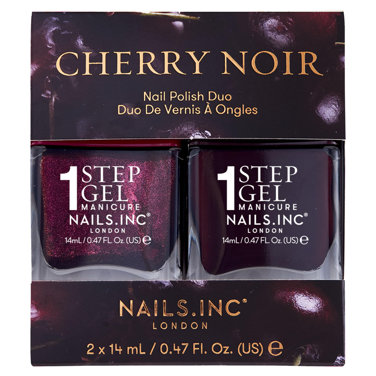 Nails Inc polish texture close-up showing glossy gel-like finish benefit