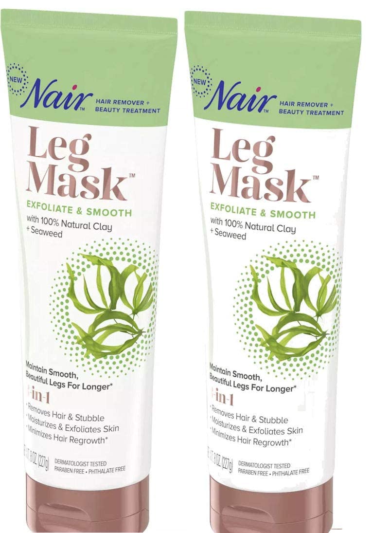 Nair front tube view showing product branding and 8 oz size benefit