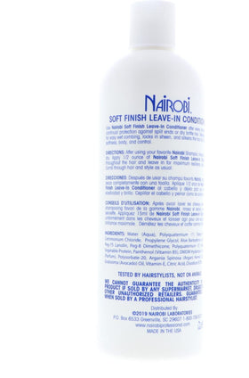 Nairobi bottle in hand to show 16 oz scale and convenience for home or salon use