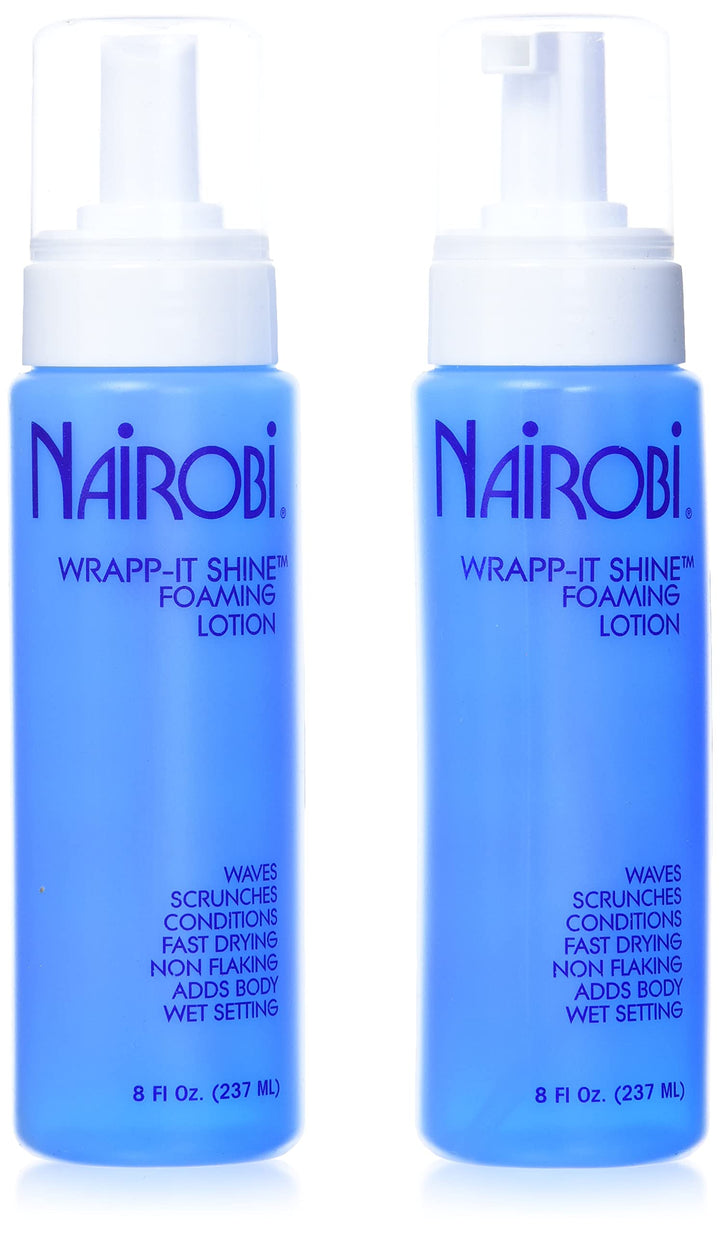 Nairobi front packaging showing two 8 oz bottles and product benefits