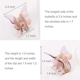 NAISIER clip in hair demonstrating half-up style and gentle grip without pulling