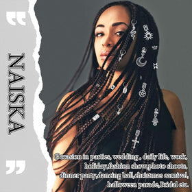 NAISKA beads and simple tools displayed for quick DIY styling help