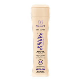 naissant front bottle showing product and benefit of neutralizing brass