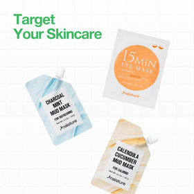 Naisture key ingredients flatlay with cica turmeric tea tree for soothing balance