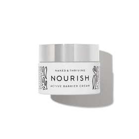 Naked & Thriving front packaging showing product identity and clean design benefits