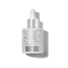 Naked & Thriving ingredient close-up highlighting bakuchiol and vitamin C benefits