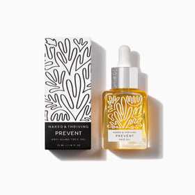 Naked & Thriving front bottle shot showing clean label and benefit