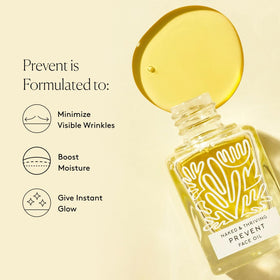 Naked & Thriving oil texture close-up highlighting lightweight absorption