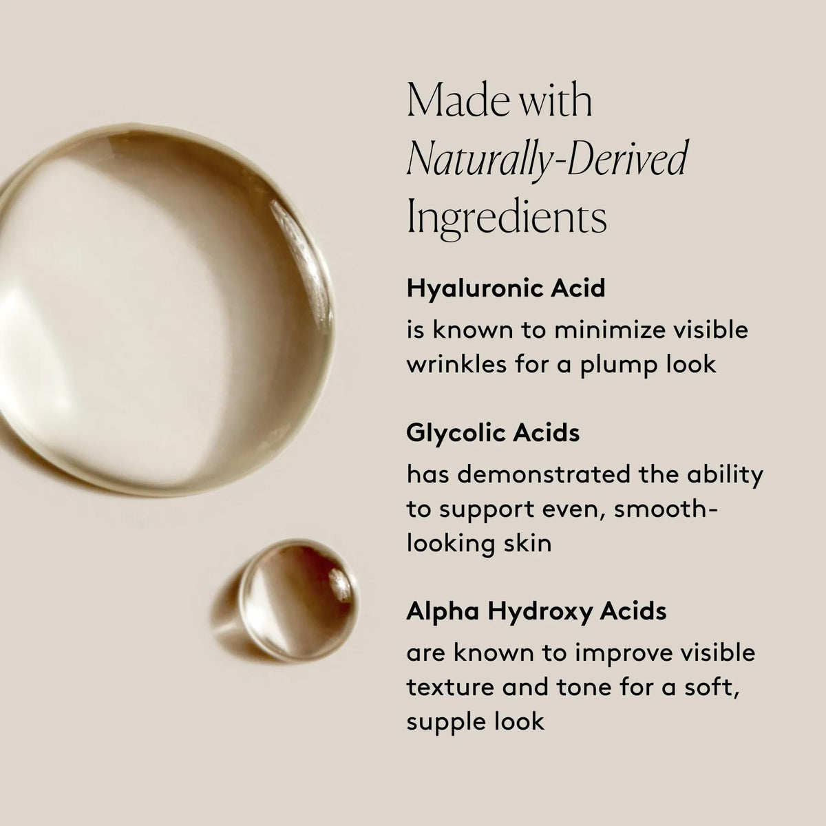 Naked & Thriving bottle on nightstand illustrating evening skincare ritual