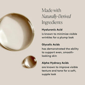 Naked & Thriving bottle on nightstand illustrating evening skincare ritual