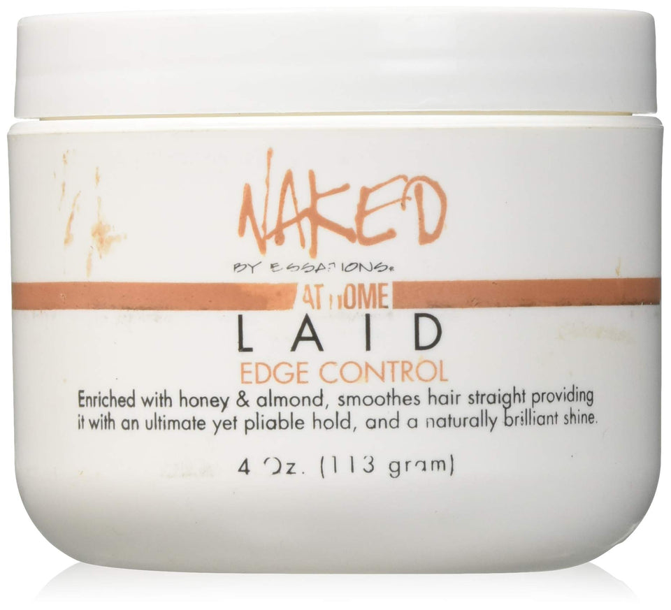 Naked by Essations front jar showing label and 4 ounce size for clear product identification