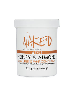 Naked by Essations front jar view showing label and 8 oz size, clear shelf appeal