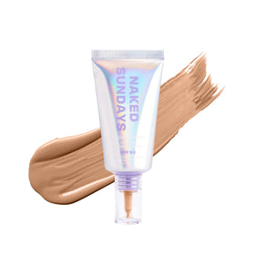 Naked Sundays front packaging showing bottle and shade for easy identification and protection