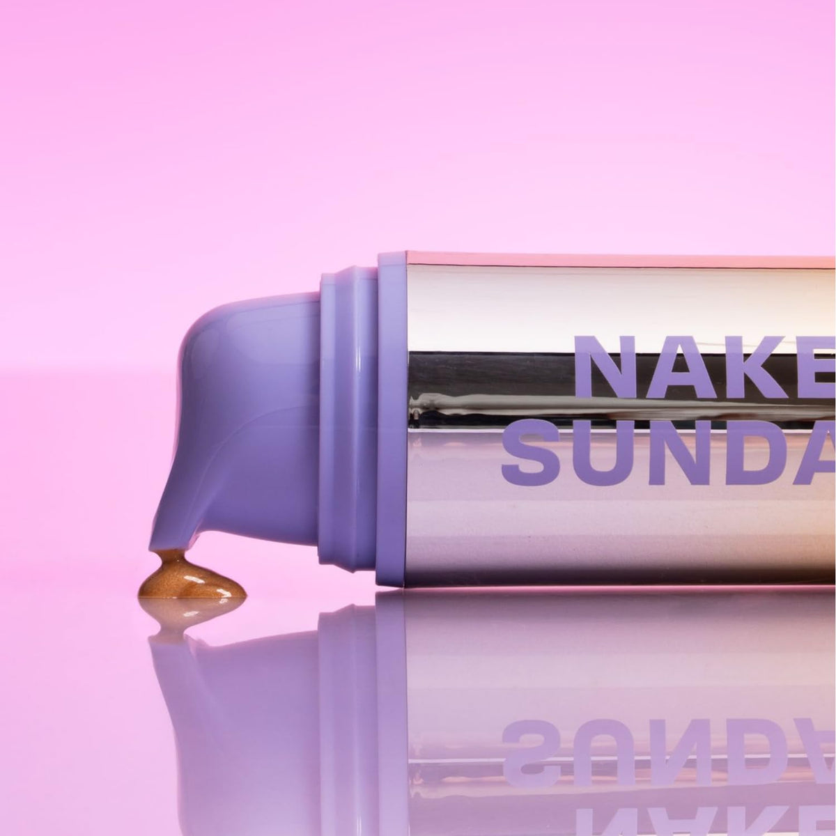 Product next to ruler showing 50ml size and Naked Sundays travel-friendly scale